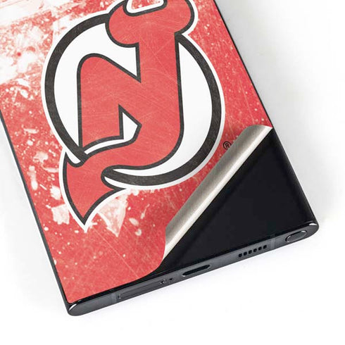 NHL New Jersey Devils Frozen Galaxy S25 Ultra Skin